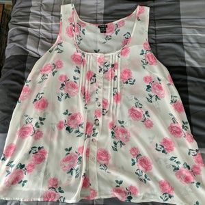 Torrid floral tank top